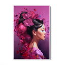 Quadro Stampa su Tela Volto Rosa - CupidoDesign
