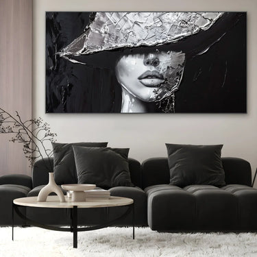 Quadro Stampa su Tela Volto segreto - CupidoDesign