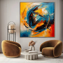 Quadro Stampa su Tela Vortice Colorato - CupidoDesign