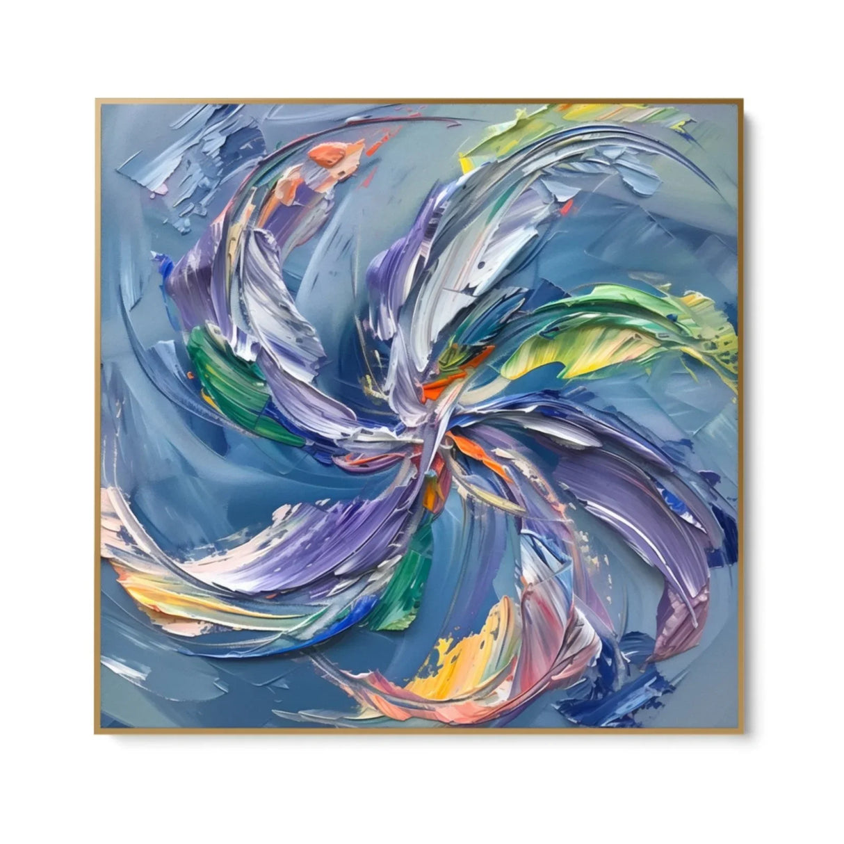 Quadro Stampa su Tela Vortice di Colori - CupidoDesign