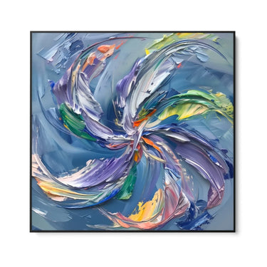 Quadro Stampa su Tela Vortice di Colori - CupidoDesign