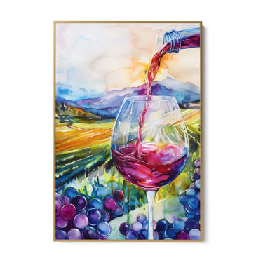 Quadro Stampa su Tela Vortici di Maremma - CupidoDesign