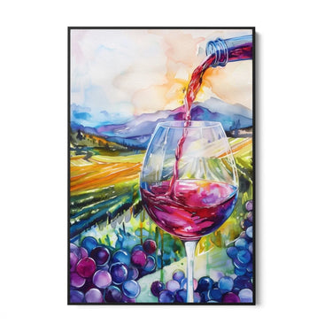 Quadro Stampa su Tela Vortici di Maremma - CupidoDesign