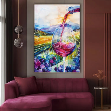 Quadro Stampa su Tela Vortici di Maremma - CupidoDesign