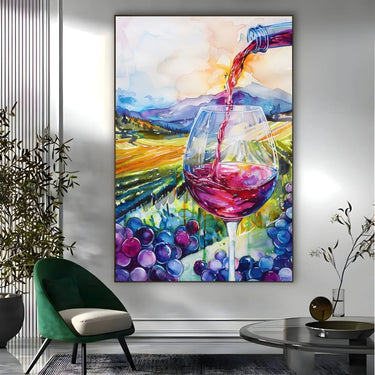 Quadro Stampa su Tela Vortici di Maremma - CupidoDesign