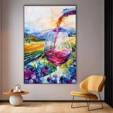 Quadro Stampa su Tela Vortici di Maremma - CupidoDesign