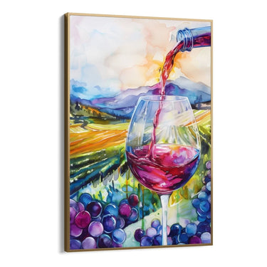 Quadro Stampa su Tela Vortici di Maremma - CupidoDesign