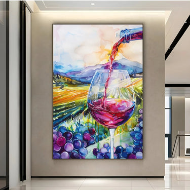 Quadro Stampa su Tela Vortici di Maremma - CupidoDesign