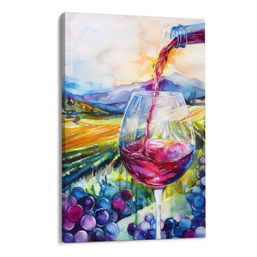 Quadro Stampa su Tela Vortici di Maremma - CupidoDesign