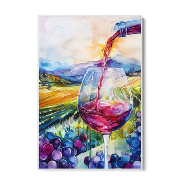 Quadro Stampa su Tela Vortici di Maremma - CupidoDesign