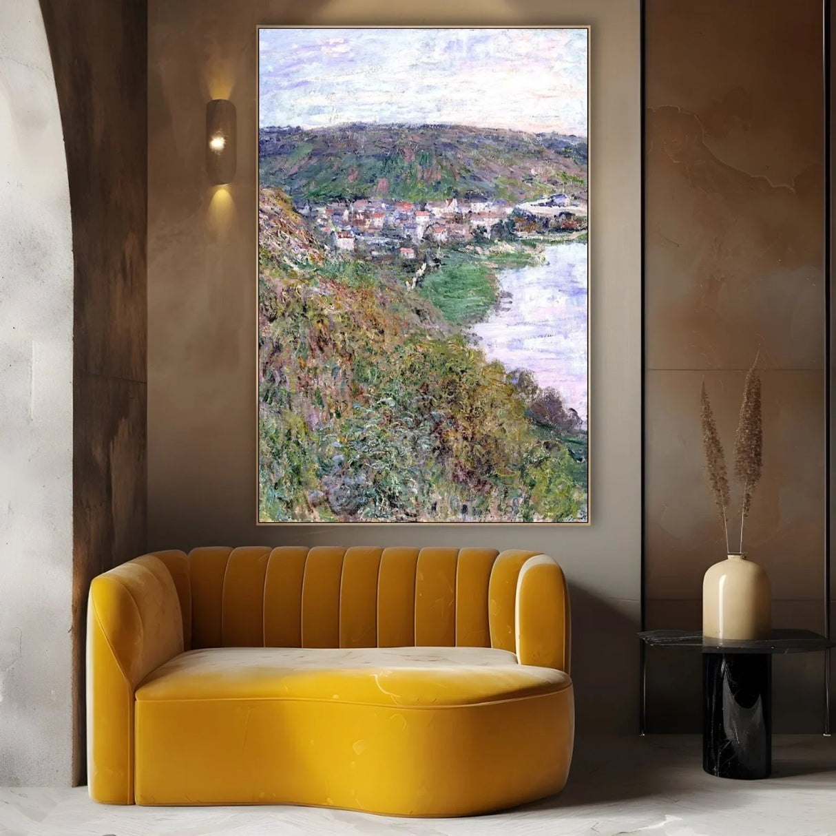 Quadro Stampa su Tela Vue De Vetheuil, Claude Monet - CupidoDesign