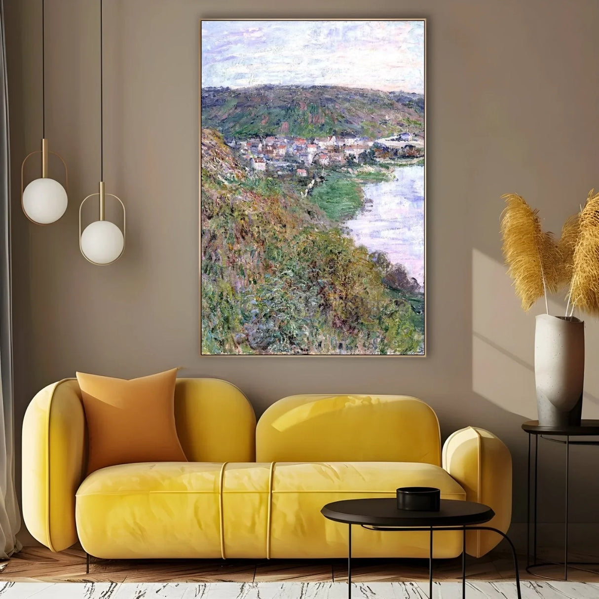 Quadro Stampa su Tela Vue De Vetheuil, Claude Monet - CupidoDesign