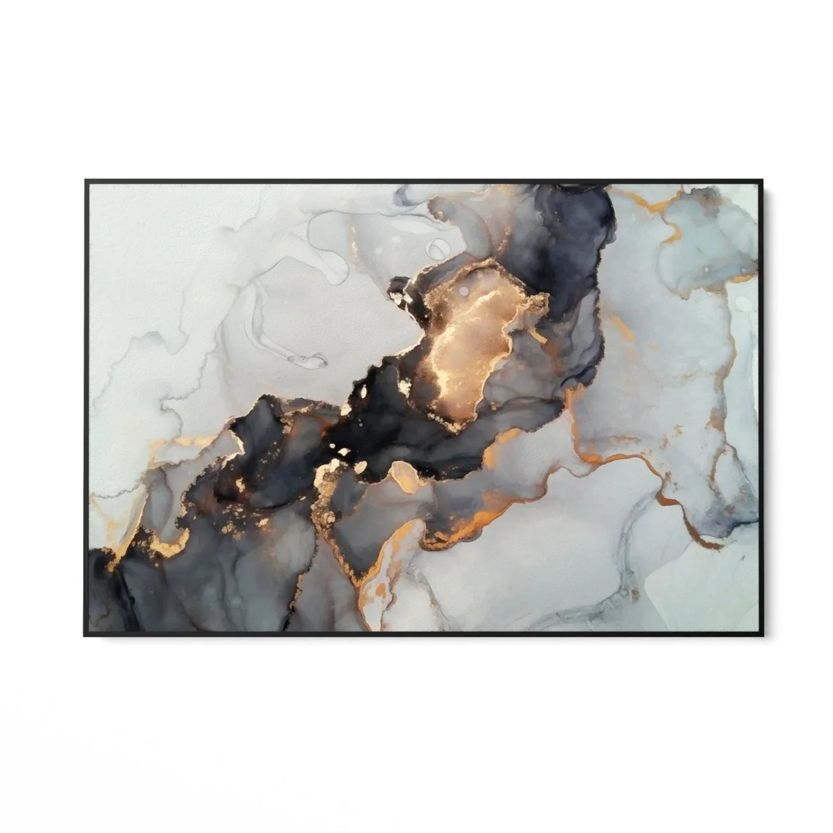 Quadro Stampa su Tela Vulcano Dorato - CupidoDesign