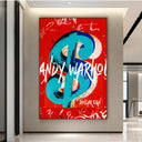 Quadro Stampa su Tela Warhol Dollar Sign - CupidoDesign