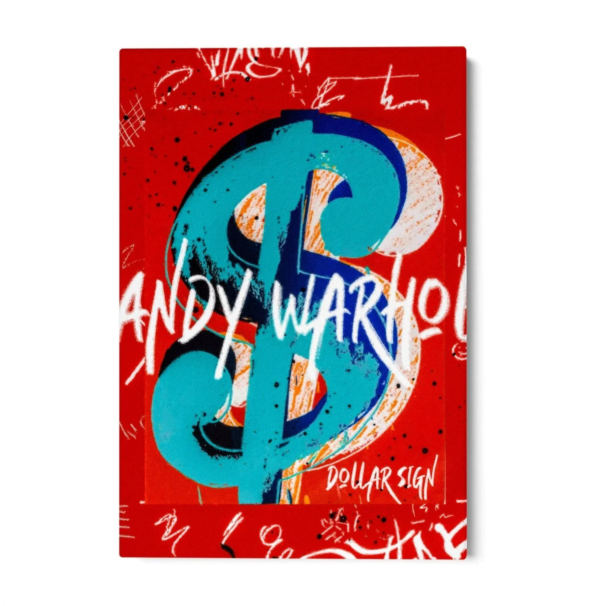 Quadro Stampa su Tela Warhol Dollar Sign - CupidoDesign