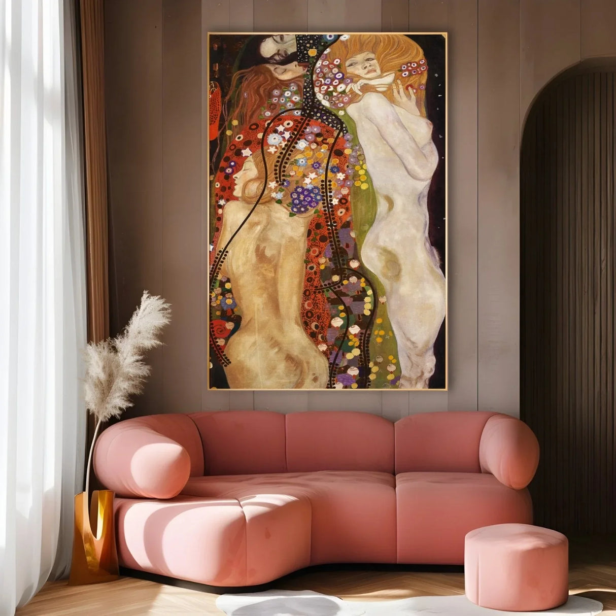 Quadro Stampa su Tela Water Serpents, Klimt - CupidoDesign