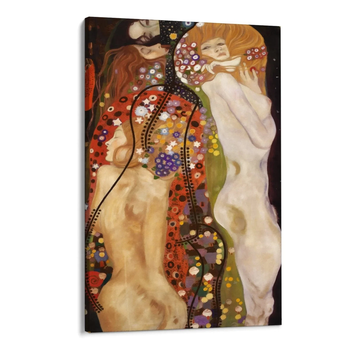 Quadro Stampa su Tela Water Serpents, Klimt - CupidoDesign