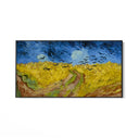 Quadro Stampa su Tela Wheat Field with Crows, Van Gogh - CupidoDesign