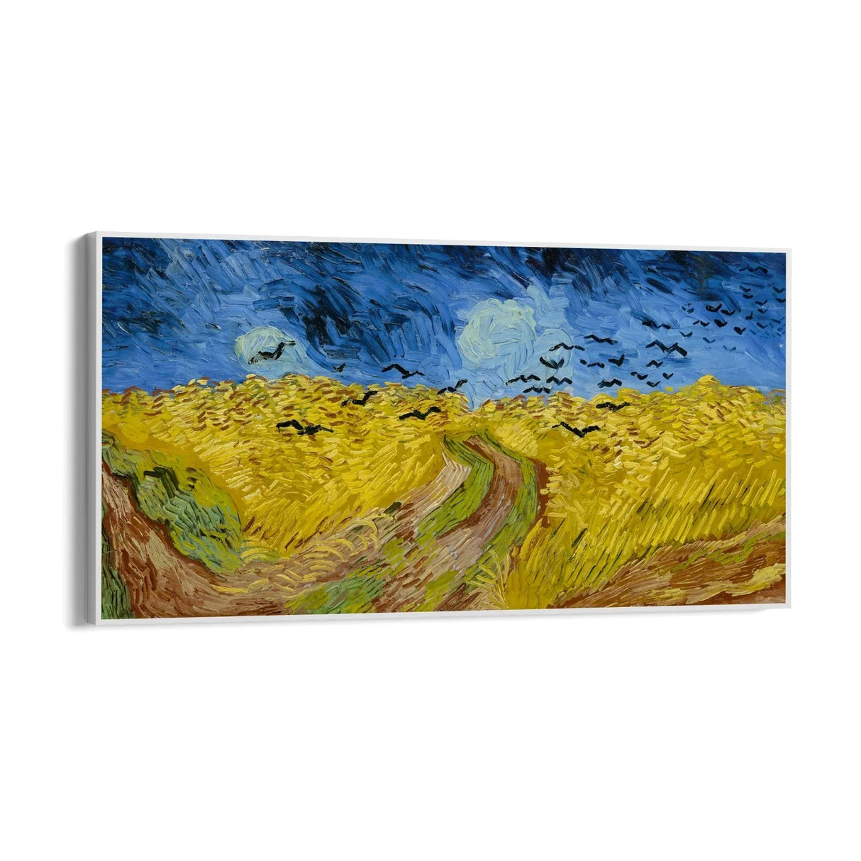 Quadro Stampa su Tela Wheat Field with Crows, Van Gogh - CupidoDesign
