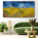 Quadro Stampa su Tela Wheat Field with Crows, Van Gogh - CupidoDesign