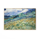 Quadro Stampa su Tela Wheatfield and Mountains 1889, Vincent Van Gogh - CupidoDesign