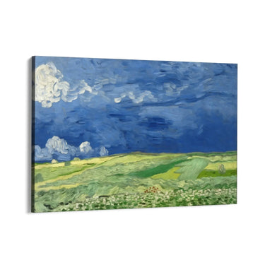 Quadro Stampa su Tela Wheatfields Under Thunderclouds, Vincent Van Gogh - CupidoDesign
