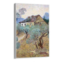 Quadro Stampa su Tela White Cottage Among Olive Trees, Vincent Van Gogh - CupidoDesign