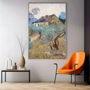 Quadro Stampa su Tela White Cottage Among Olive Trees, Vincent Van Gogh - CupidoDesign