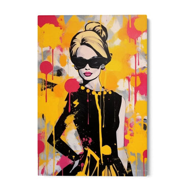 Quadro Stampa su Tela Yellow Elegance - CupidoDesign