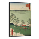Quadro Stampa su Tela Le Cento vedute famose di Edo XVII, Utagawa Hiroshige - CupidoDesign