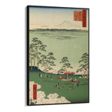 Quadro Stampa su Tela Le Cento vedute famose di Edo XVII, Utagawa Hiroshige - CupidoDesign