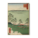 Quadro Stampa su Tela Le Cento vedute famose di Edo XVII, Utagawa Hiroshige - CupidoDesign