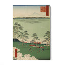 Quadro Stampa su Tela Le Cento vedute famose di Edo XVII, Utagawa Hiroshige - CupidoDesign