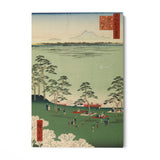 Quadro Stampa su Tela Le Cento vedute famose di Edo XVII, Utagawa Hiroshige - CupidoDesign