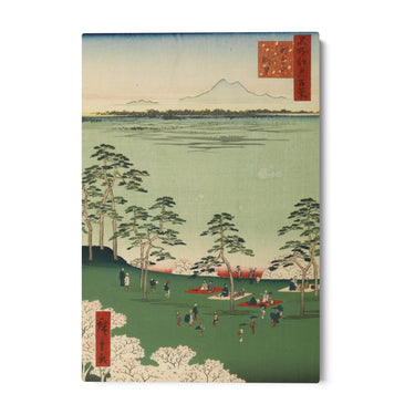 Quadro Stampa su Tela Le Cento vedute famose di Edo XVII, Utagawa Hiroshige - CupidoDesign
