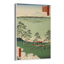 Quadro Stampa su Tela Le Cento vedute famose di Edo XVII, Utagawa Hiroshige - CupidoDesign