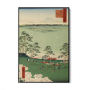 Quadro Stampa su Tela Le Cento vedute famose di Edo XVII, Utagawa Hiroshige - CupidoDesign