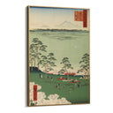 Quadro Stampa su Tela Le Cento vedute famose di Edo XVII, Utagawa Hiroshige - CupidoDesign