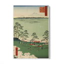 Quadro Stampa su Tela Le Cento vedute famose di Edo XVII, Utagawa Hiroshige - CupidoDesign