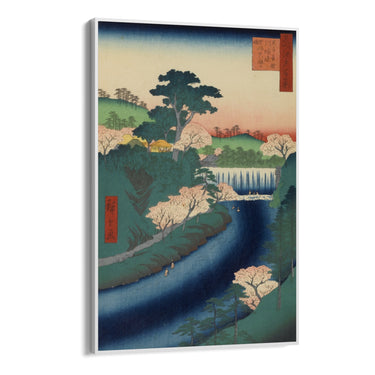 Quadro Stampa su Tela Le Cento vedute famose di Edo XIX, Utagawa Hiroshige - CupidoDesign