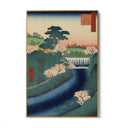 Quadro Stampa su Tela Le Cento vedute famose di Edo XIX, Utagawa Hiroshige - CupidoDesign