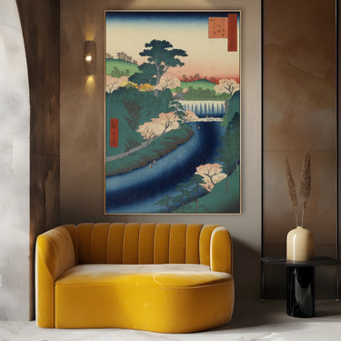 Quadro Stampa su Tela Le Cento vedute famose di Edo XIX, Utagawa Hiroshige - CupidoDesign