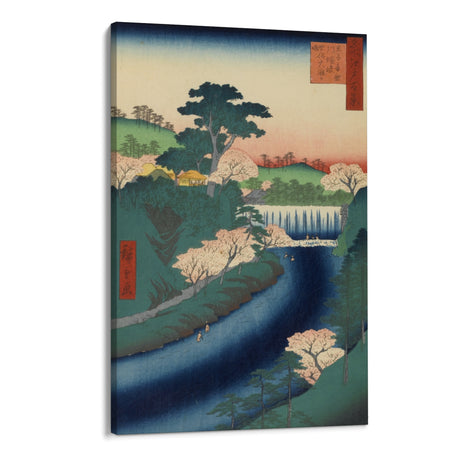 Quadro Stampa su Tela Le Cento vedute famose di Edo XIX, Utagawa Hiroshige - CupidoDesign