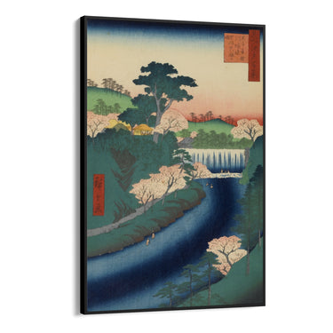 Quadro Stampa su Tela Le Cento vedute famose di Edo XIX, Utagawa Hiroshige - CupidoDesign
