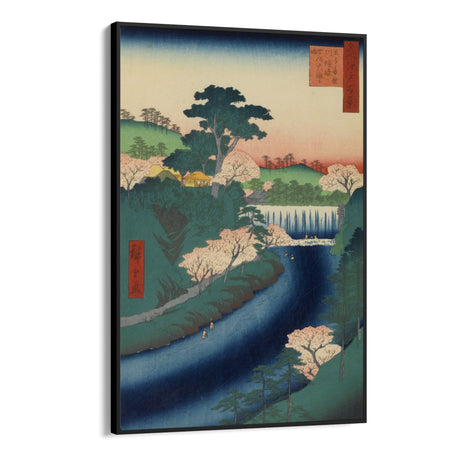 Quadro Stampa su Tela Le Cento vedute famose di Edo XIX, Utagawa Hiroshige - CupidoDesign