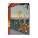 Quadro Stampa su Tela Le Cento vedute famose di Edo XXI, Utagawa Hiroshige - CupidoDesign