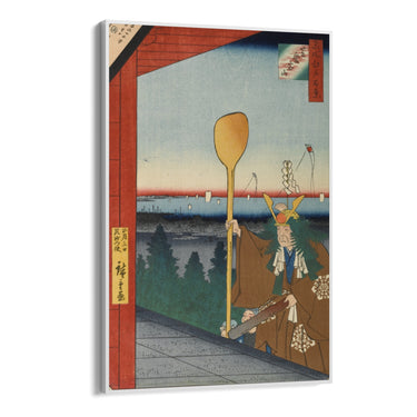 Quadro Stampa su Tela Le Cento vedute famose di Edo XXI, Utagawa Hiroshige - CupidoDesign