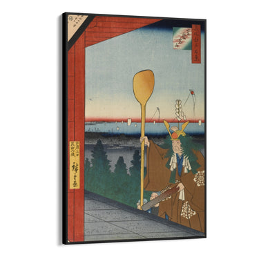Quadro Stampa su Tela Le Cento vedute famose di Edo XXI, Utagawa Hiroshige - CupidoDesign