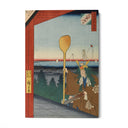 Quadro Stampa su Tela Le Cento vedute famose di Edo XXI, Utagawa Hiroshige - CupidoDesign