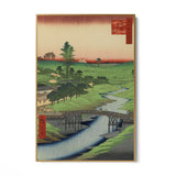 Quadro Stampa su Tela Le Cento vedute famose di Edo XXII, Utagawa Hiroshige - CupidoDesign